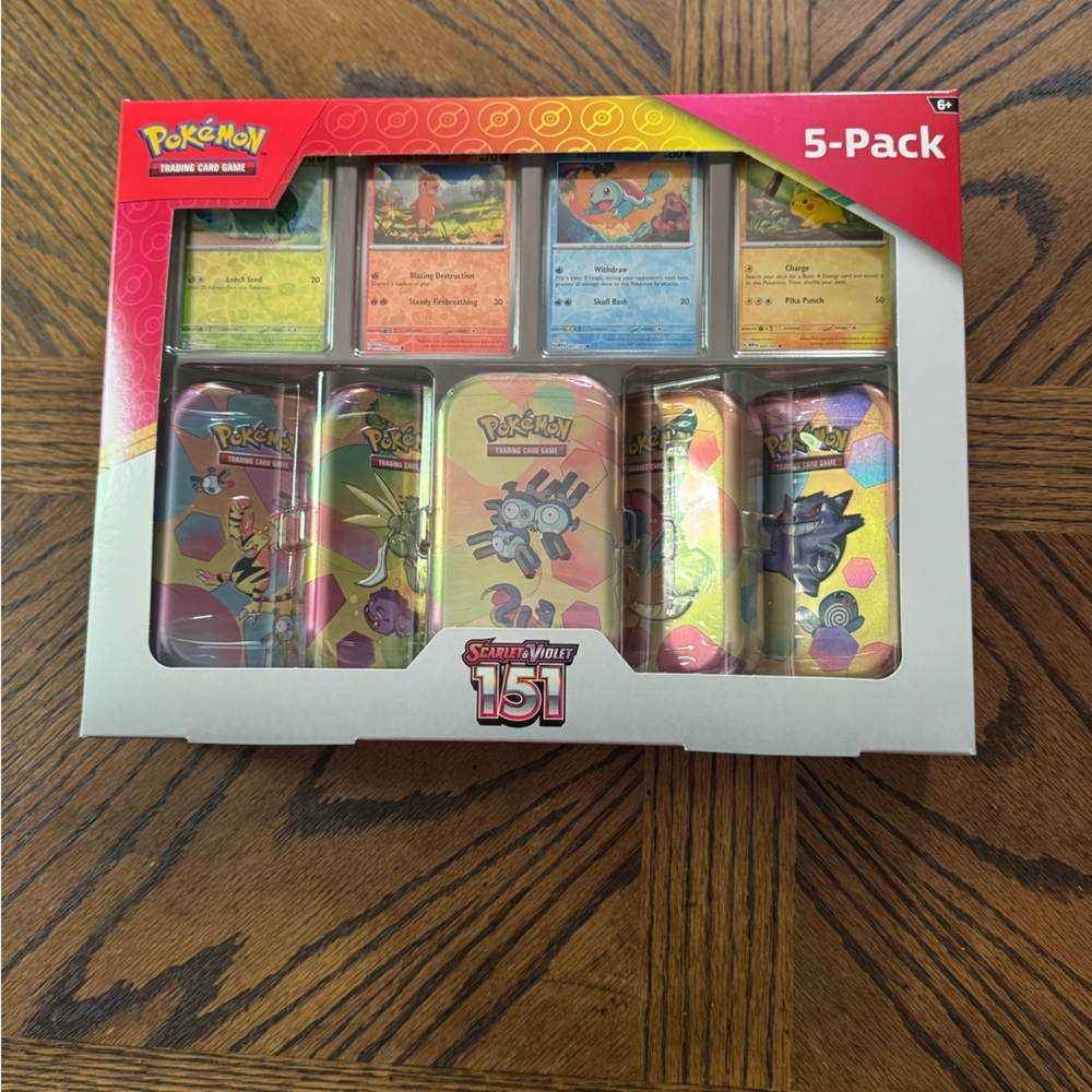Pokemon Scarlet & Violet 151 5-Pack Trading Card Set